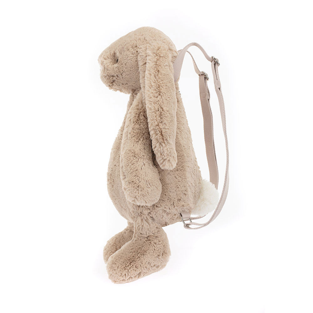 Bashful Beige Bunny Backpack, View 2