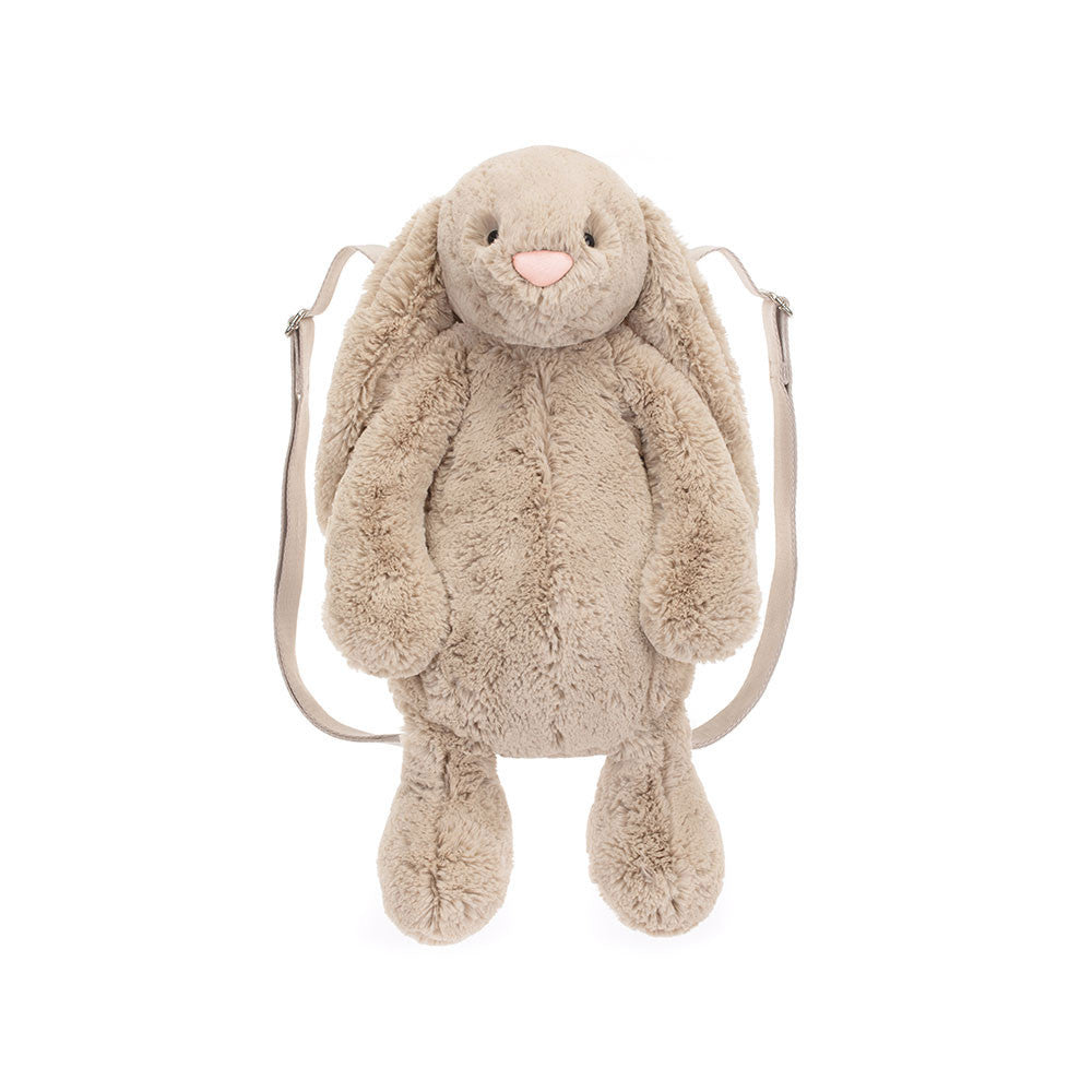Bashful Beige Bunny Backpack, View 4