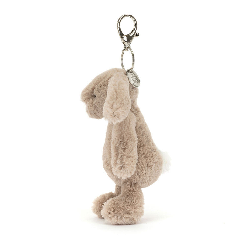 Bashful Beige Bunny Bag Charm, View 2