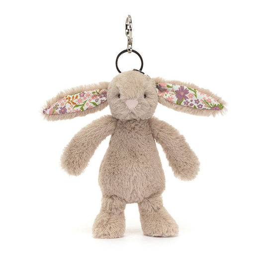 Blossom Beige Bunny 'Petal' Bag Charm, Main View