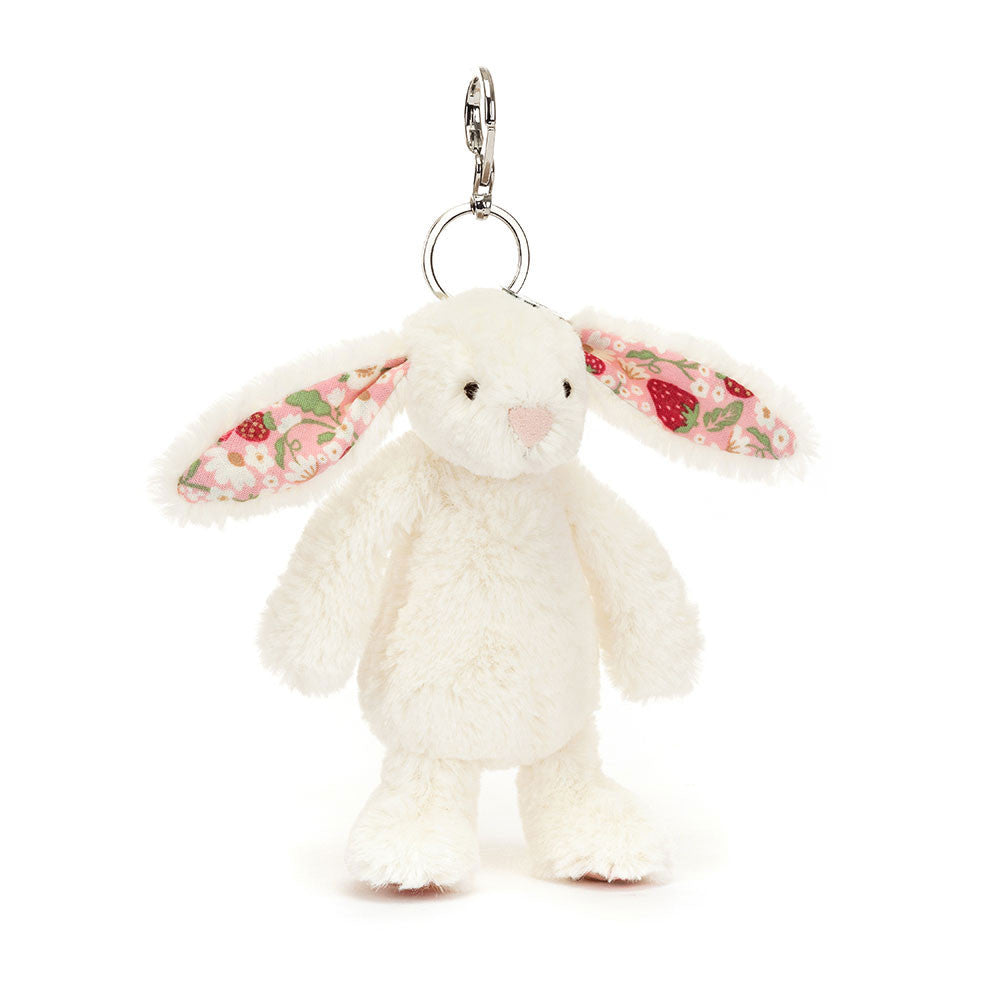 Blossom Cream Bunny 'Berry' Bag Charm, View 4