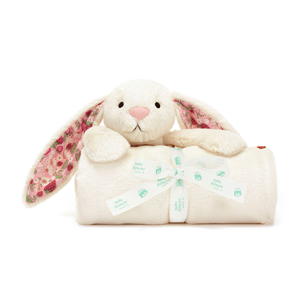 Blossom Cream Bunny 'Berry' Blankie, View 4