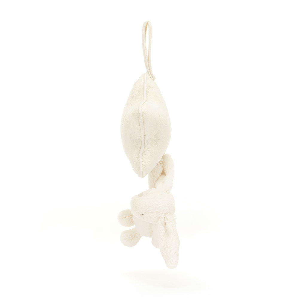 Bashful Cream Bunny Musical Pull, View 2