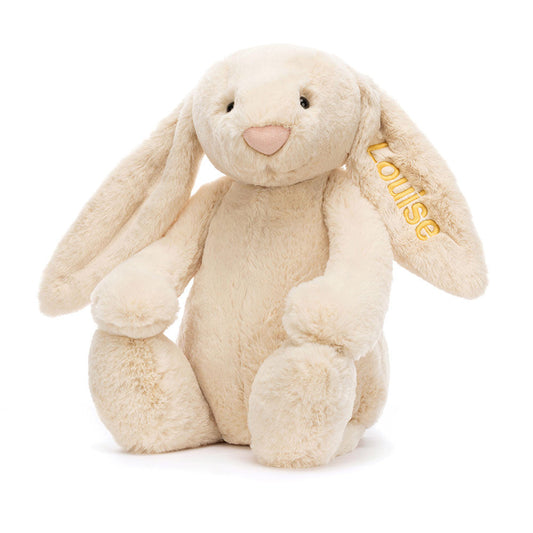 Personalised Bashful Luxe Bunny Willow Huge, View 4